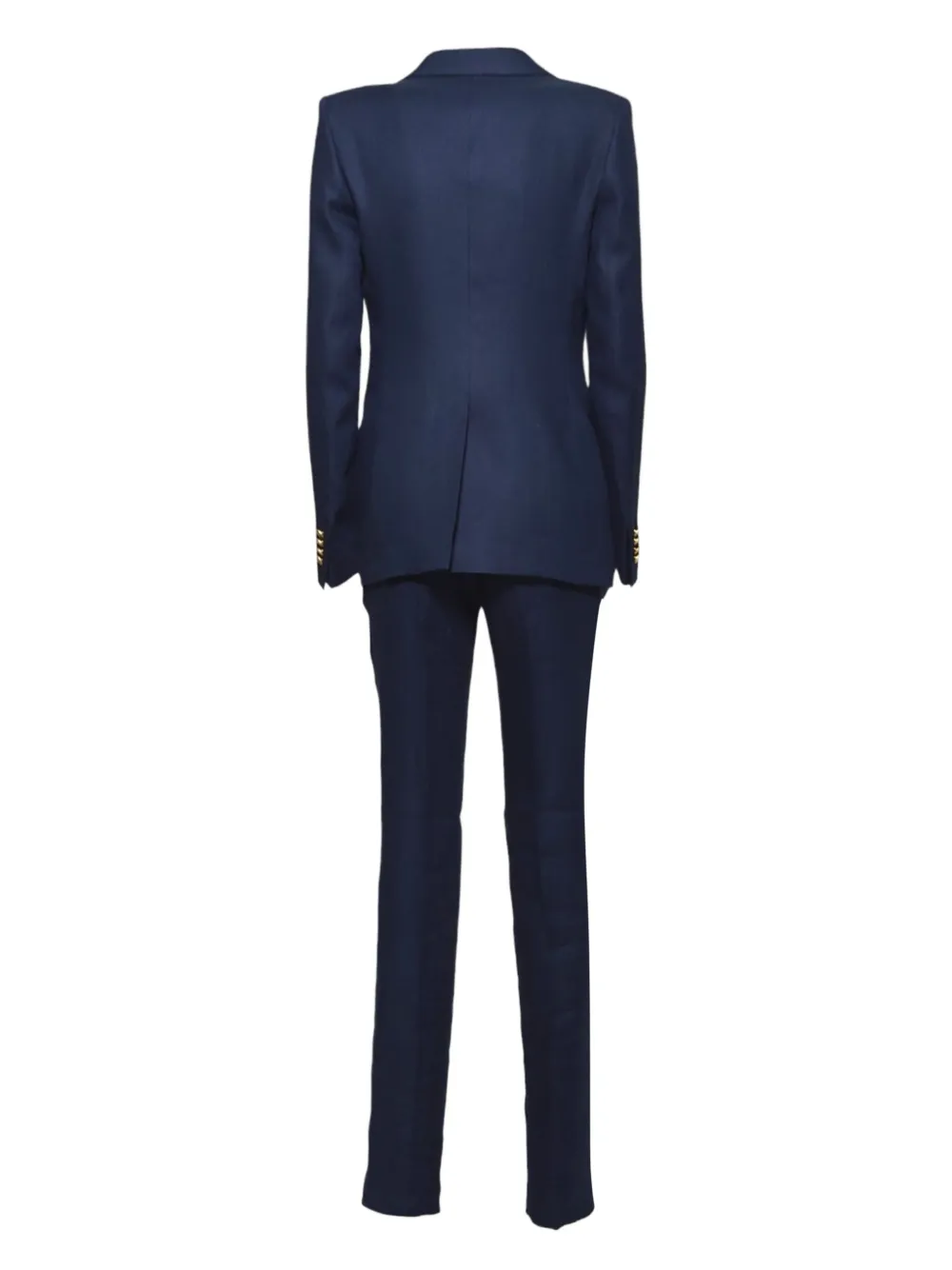 Tagliatore Pak met enkele rij knopen - Blauw