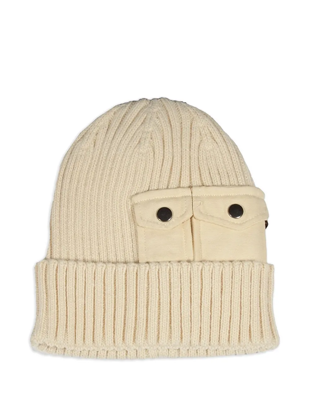 Alpha Industries Geribbelde muts Beige