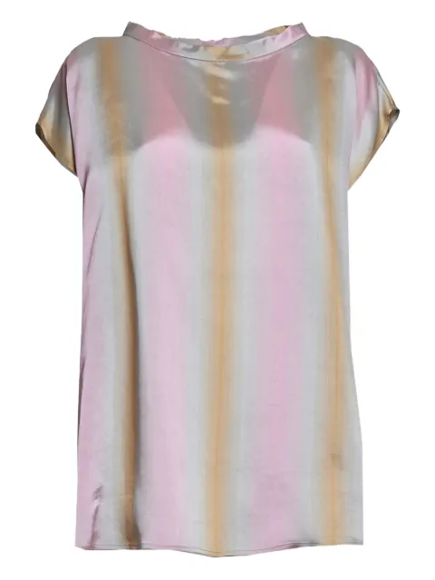ASPESI stripe-print short-sleeves top