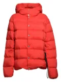 OOSY hooded puffer jacket - Red