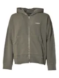 AMISH logo-stamp hoodie - Grey
