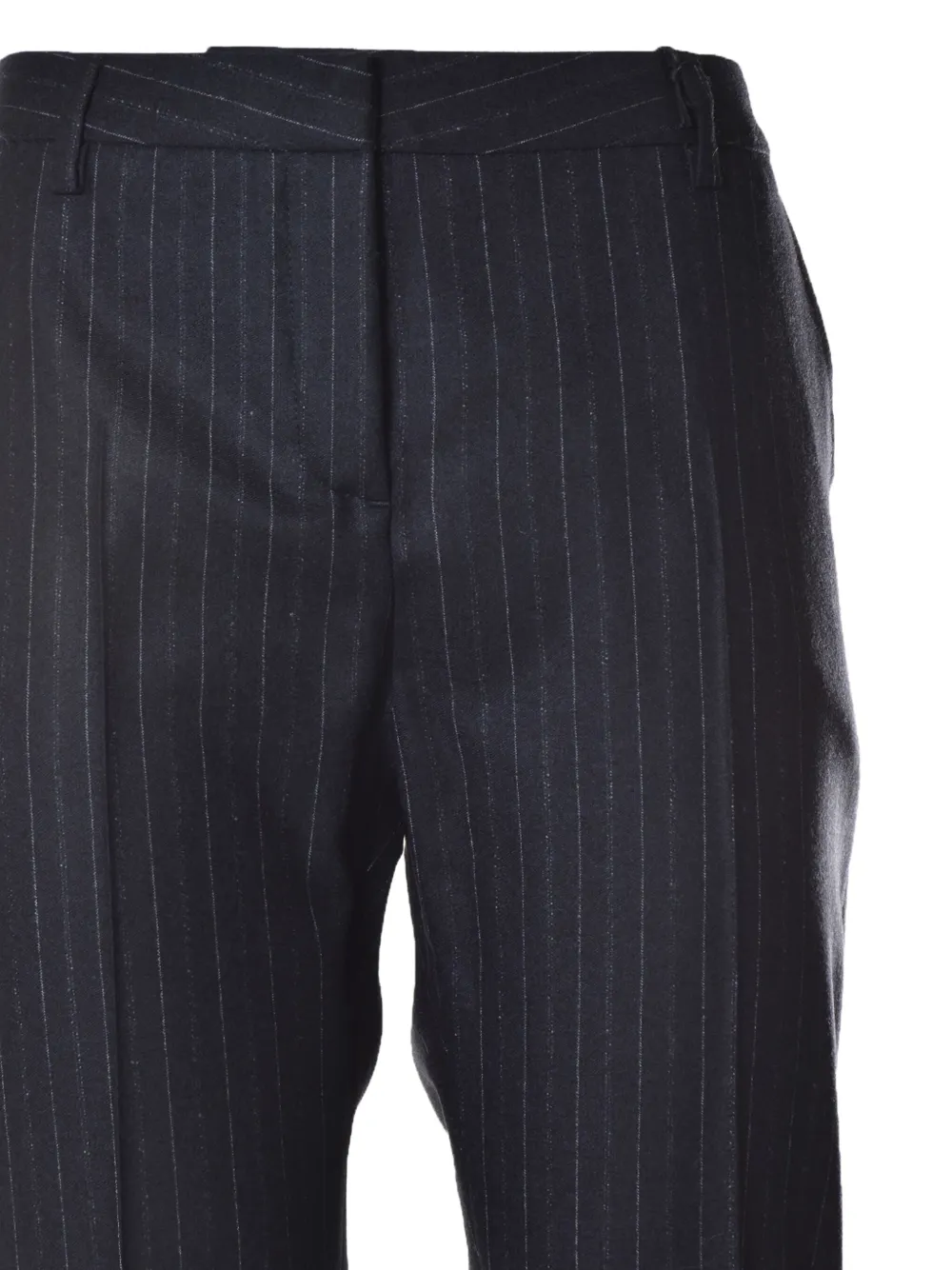 pinstripe tailored trousers