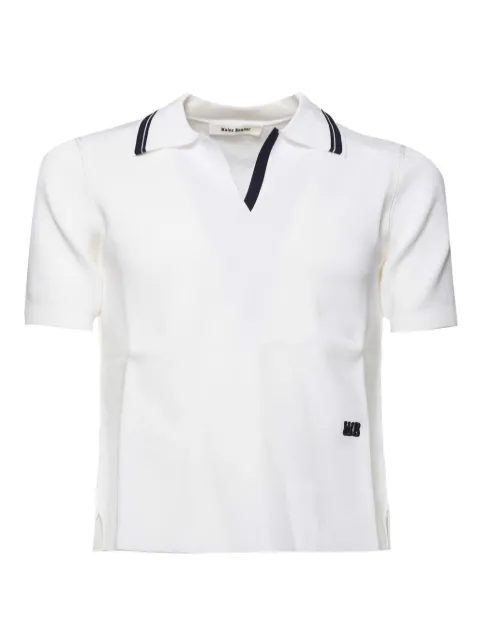 Wales Bonner short-sleeved polo shirt