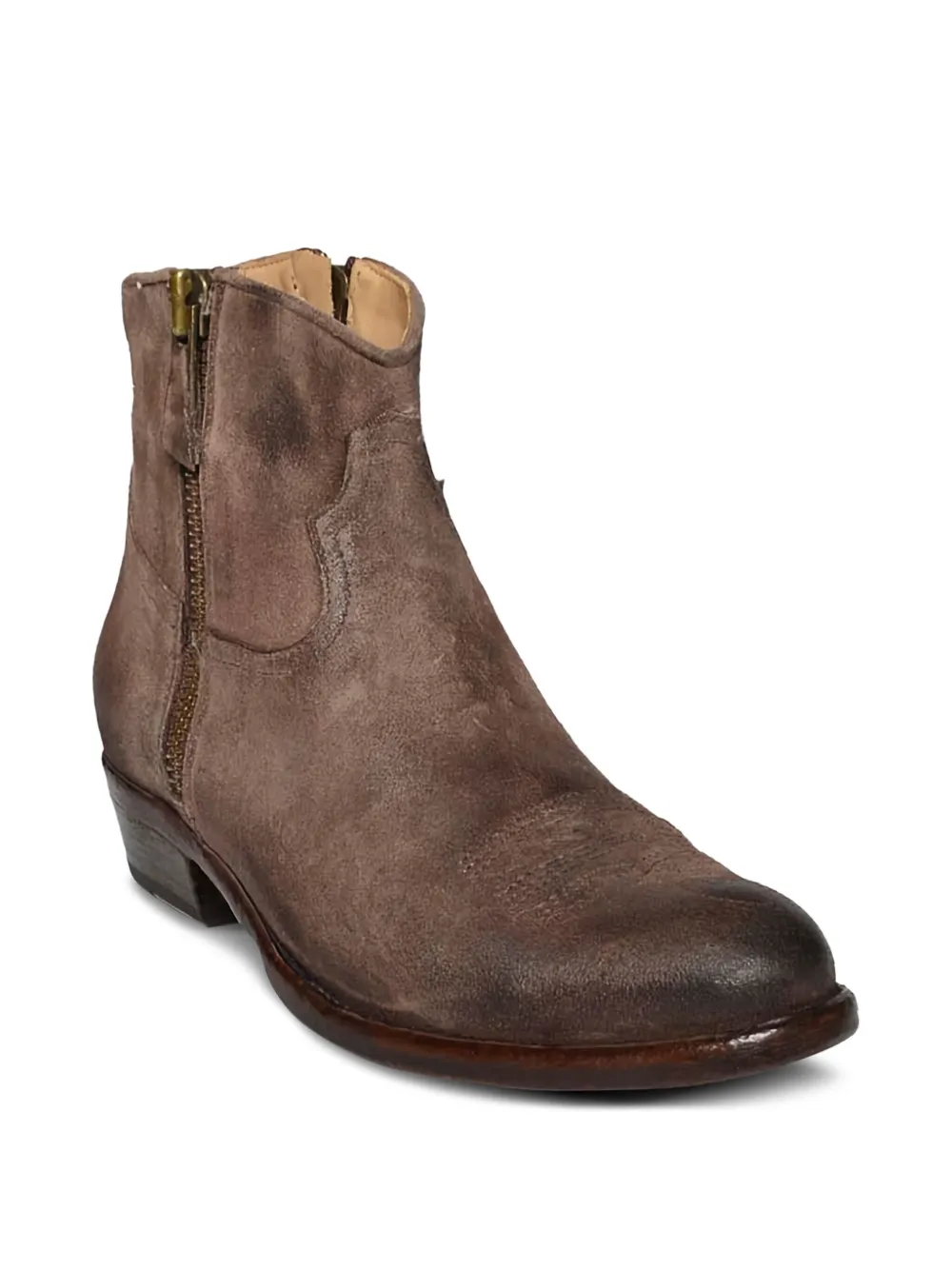 Damy suede ankle boots Brown