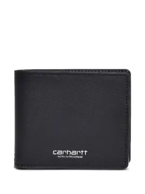 【最終価格】【新品】【レア】Carhartt ウォレットチェーン付き 皮財布 黒 Carhartt WIP Double Vegas ジップ財布 | ブラック | FARFETCH JP