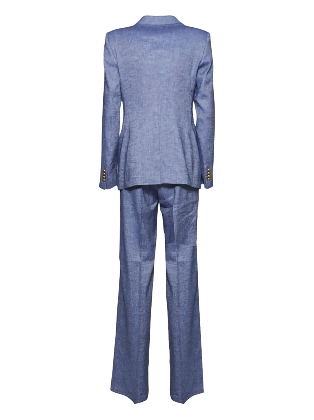 Tagliatore Pak met gekerfde revers en goudkleurige knopen Blauw