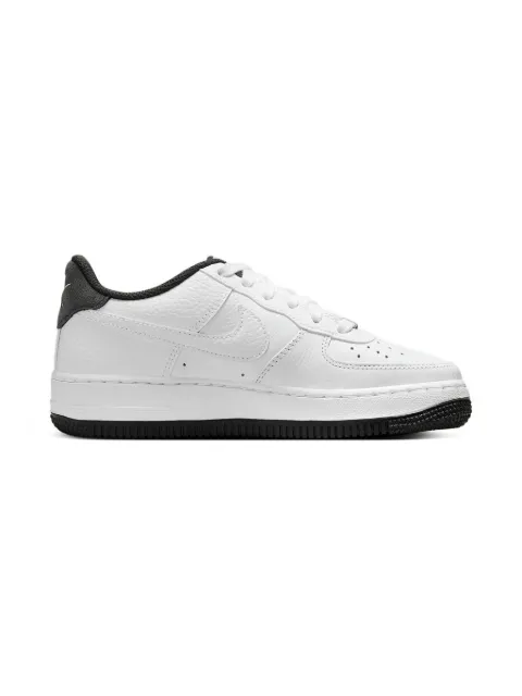 Nike Kids Air Force 1 Low GS "White/Anthracite" sneakers