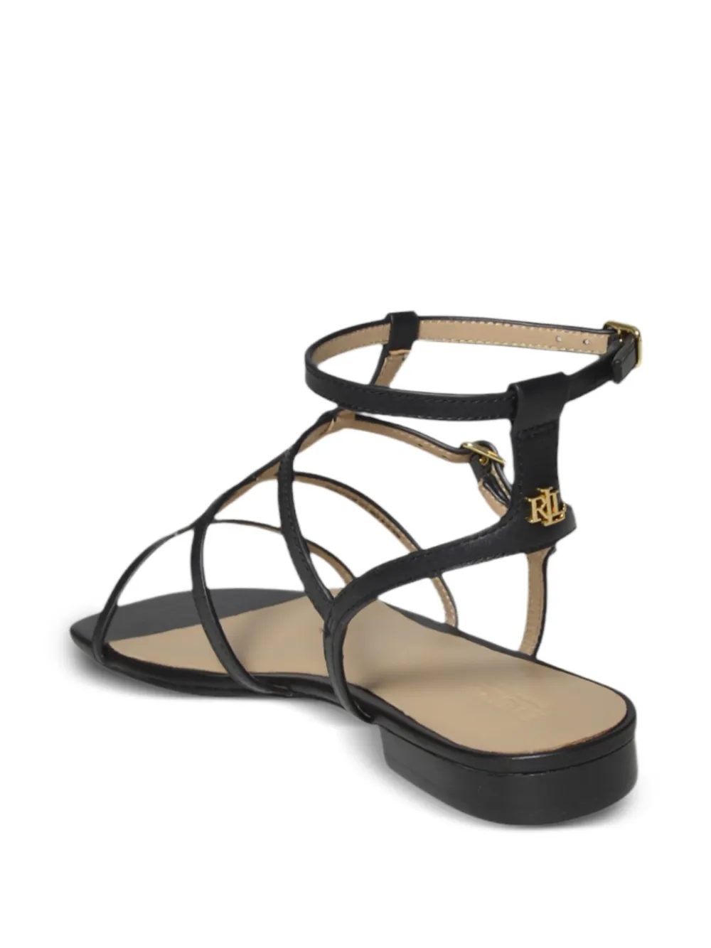 Polo Ralph Lauren Everley flat sandals Black