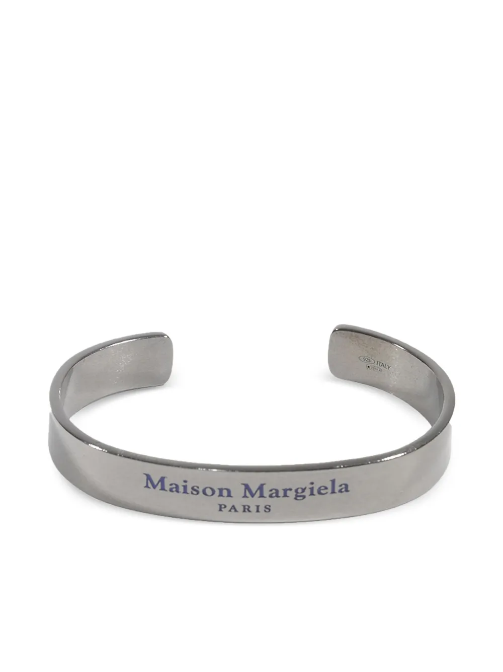 Maison Margiela ロゴ ブレスレット - シルバートーン Maison Margiela ロゴ ブレスレット - シルバートーン