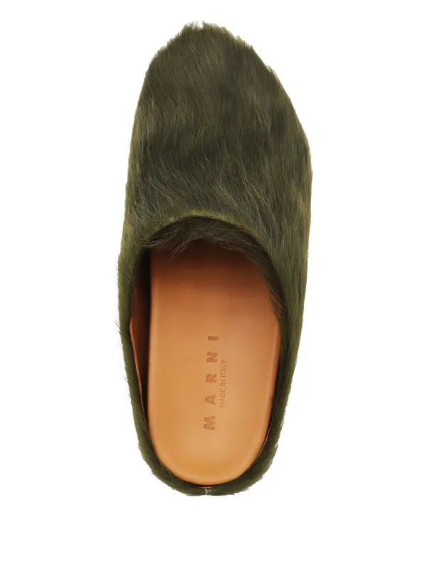 marni fussbet スリッポン ミュール サイズ41 購入履歴あり Marni Fussbett Mules | Green | FARFETCH
