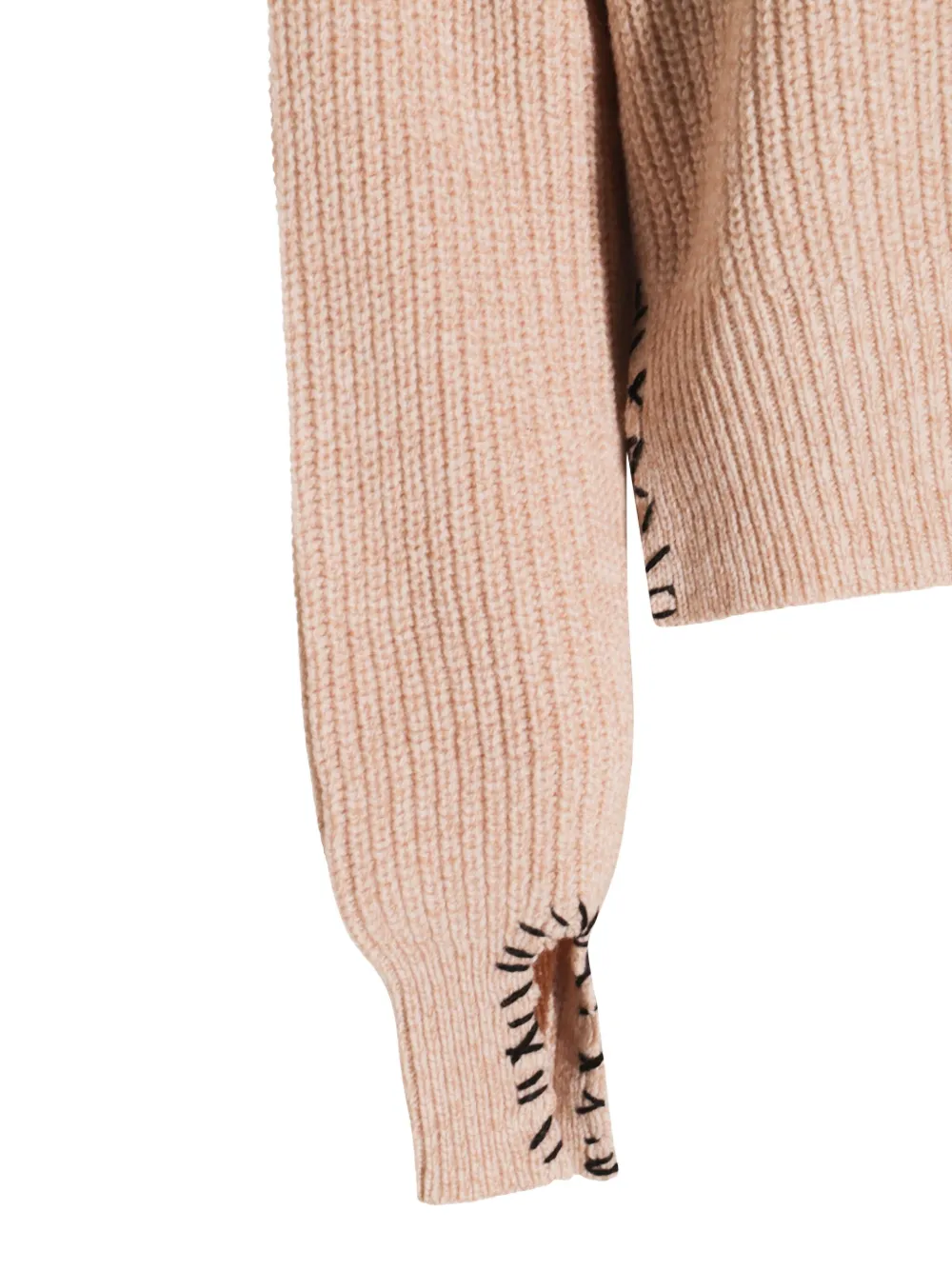 Marni Trui met geborduurd logo Beige
