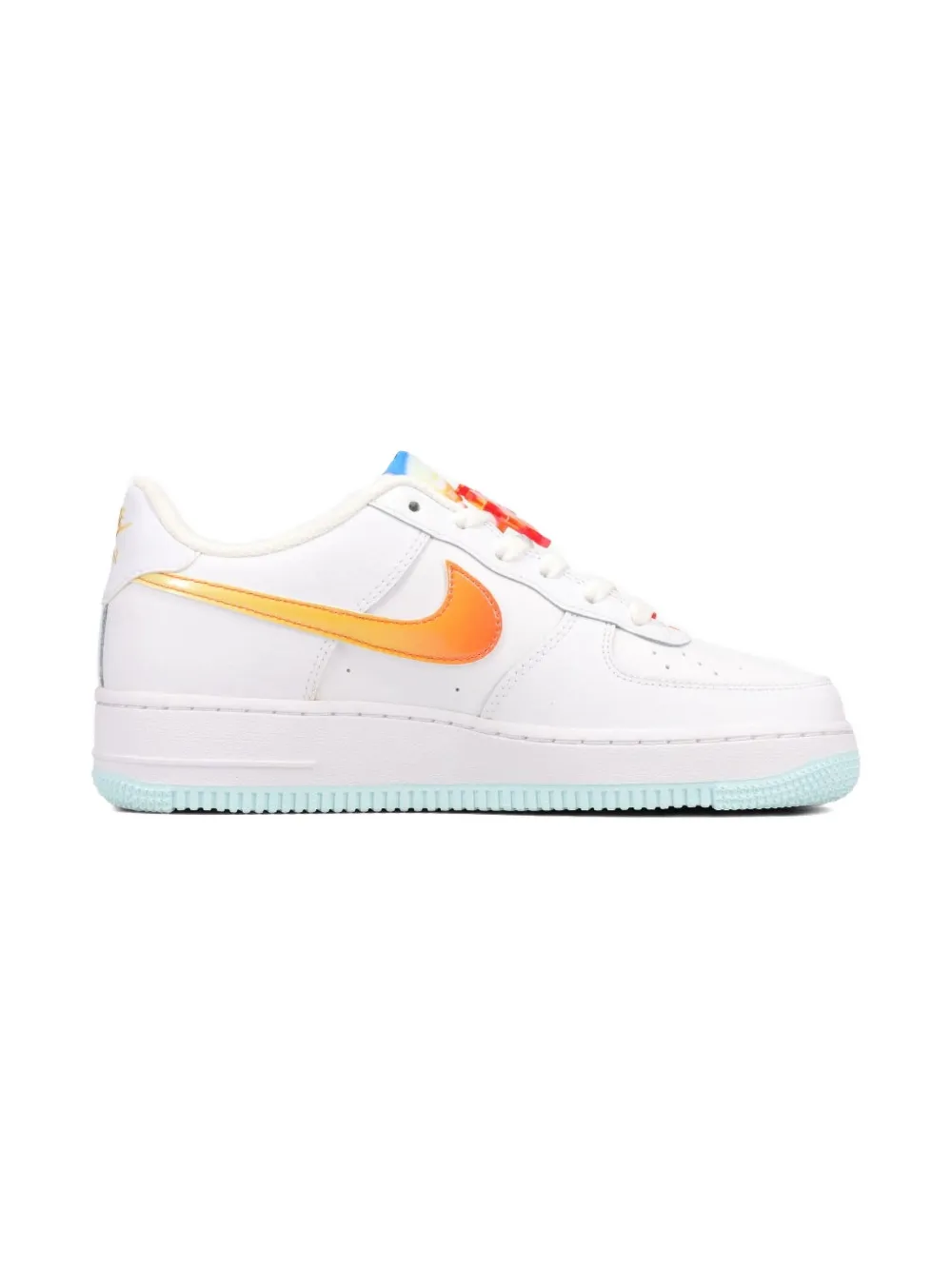 Nike Kids Air Force 1 Low LV8 "White Glacier Blue" sneakers