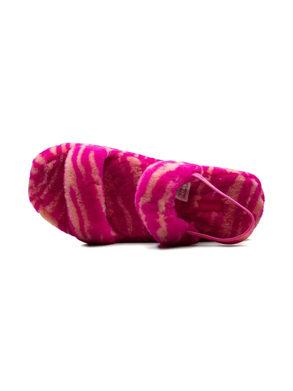 UGG Kids Oh Yeah Slipper "Rock Rose Zebra" sandals Pink