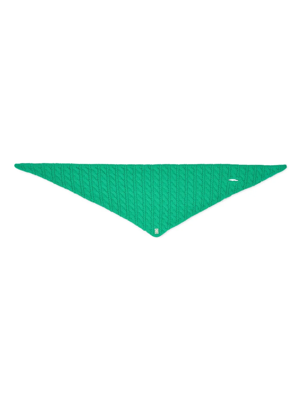 SANDRO Kabelgebreide bandana - Groen