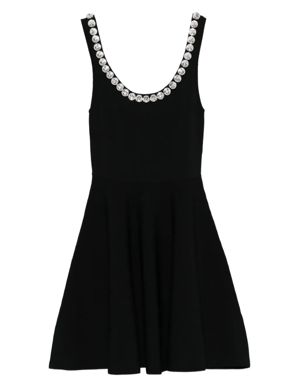 SANDRO vestido midi con apliques | negro | Image 1
