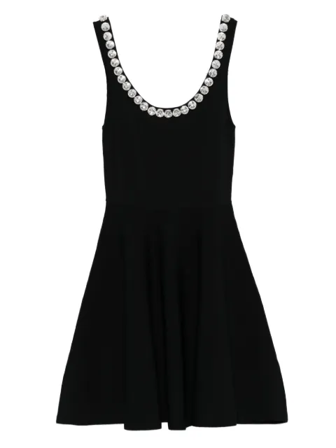 SANDRO vestido midi con apliques