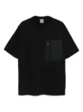 Rhun patch-pocket cotton T-shirt - Black
