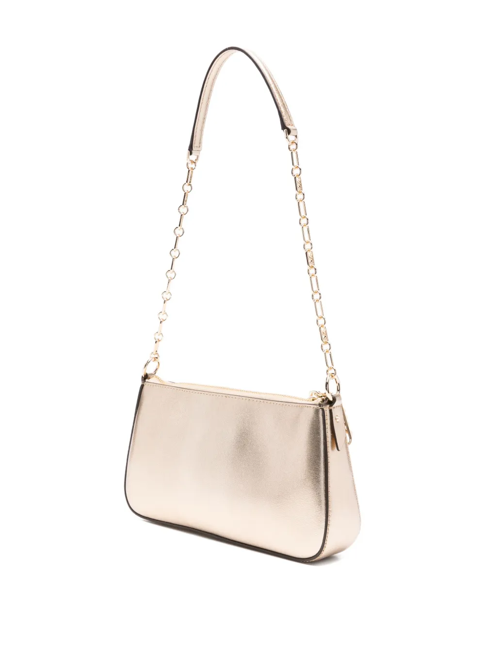 Michael Kors Metallic schoudertas met kettingband Goud