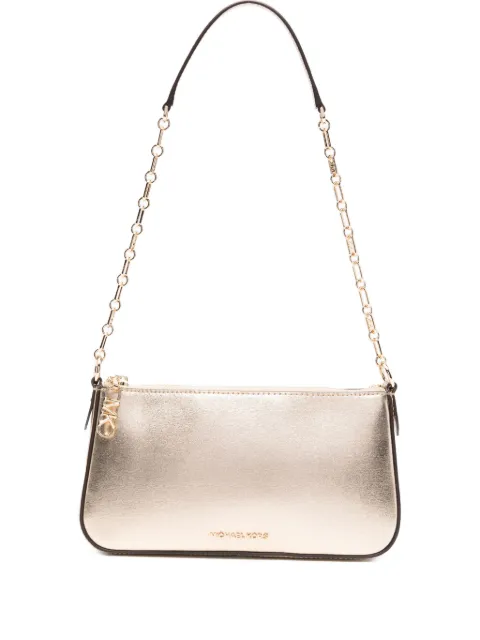Michael Kors شنطة كتف ميتاليك بحمالة سلسلة