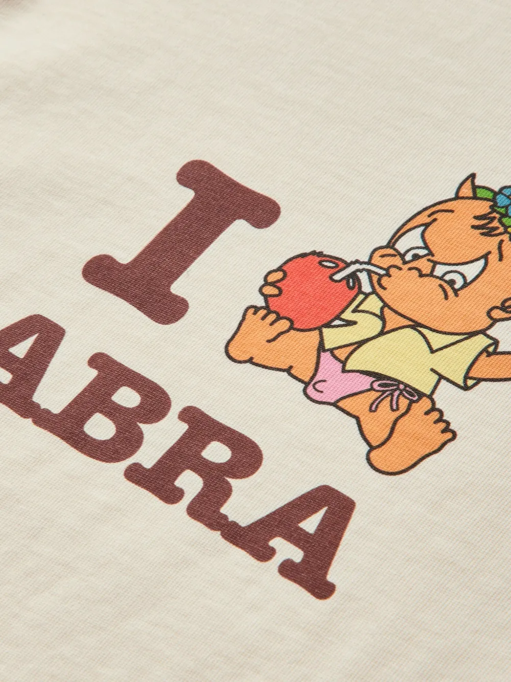 Abra Graphic-print Cotton T-shirt In Neutral