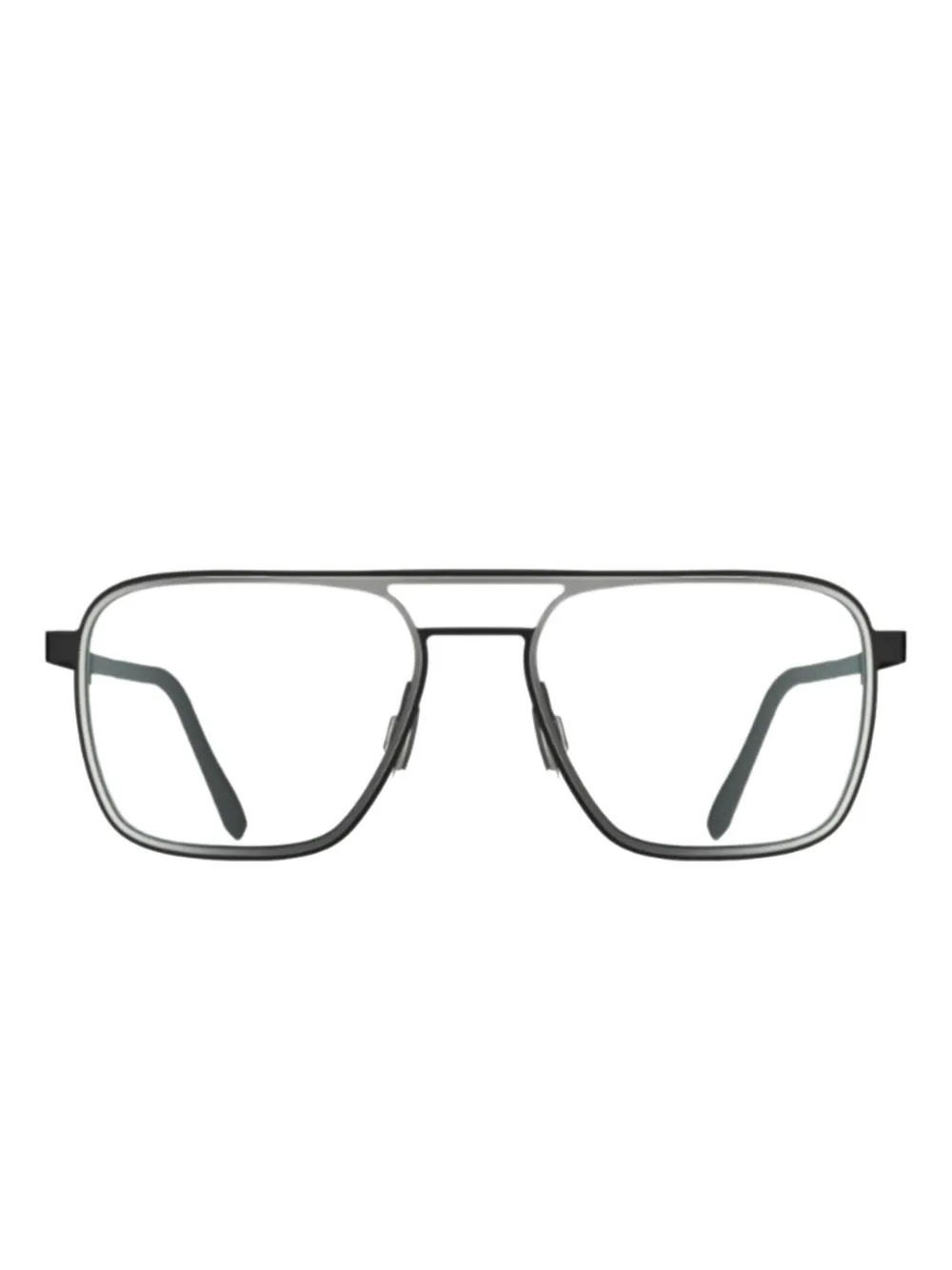 Blackfin Ventura Brille mit eckigem Gestell - Grau