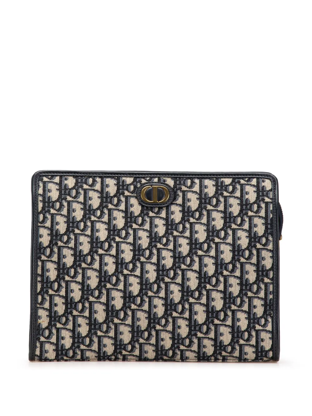 Christian Dior Pre-Owned 2021 Oblique Canvas 30 Montaigne Pouch clutch Christian Dior Pre-Owned 2021 Oblique Canvas 30 Montaigne Pouch clutch