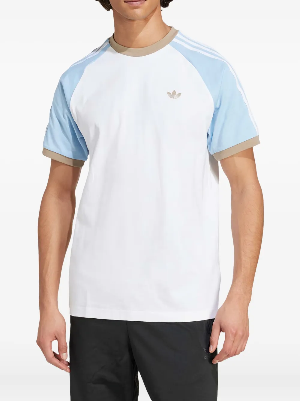 adidas Originals Cali T-shirt met raglan mouwen Wit