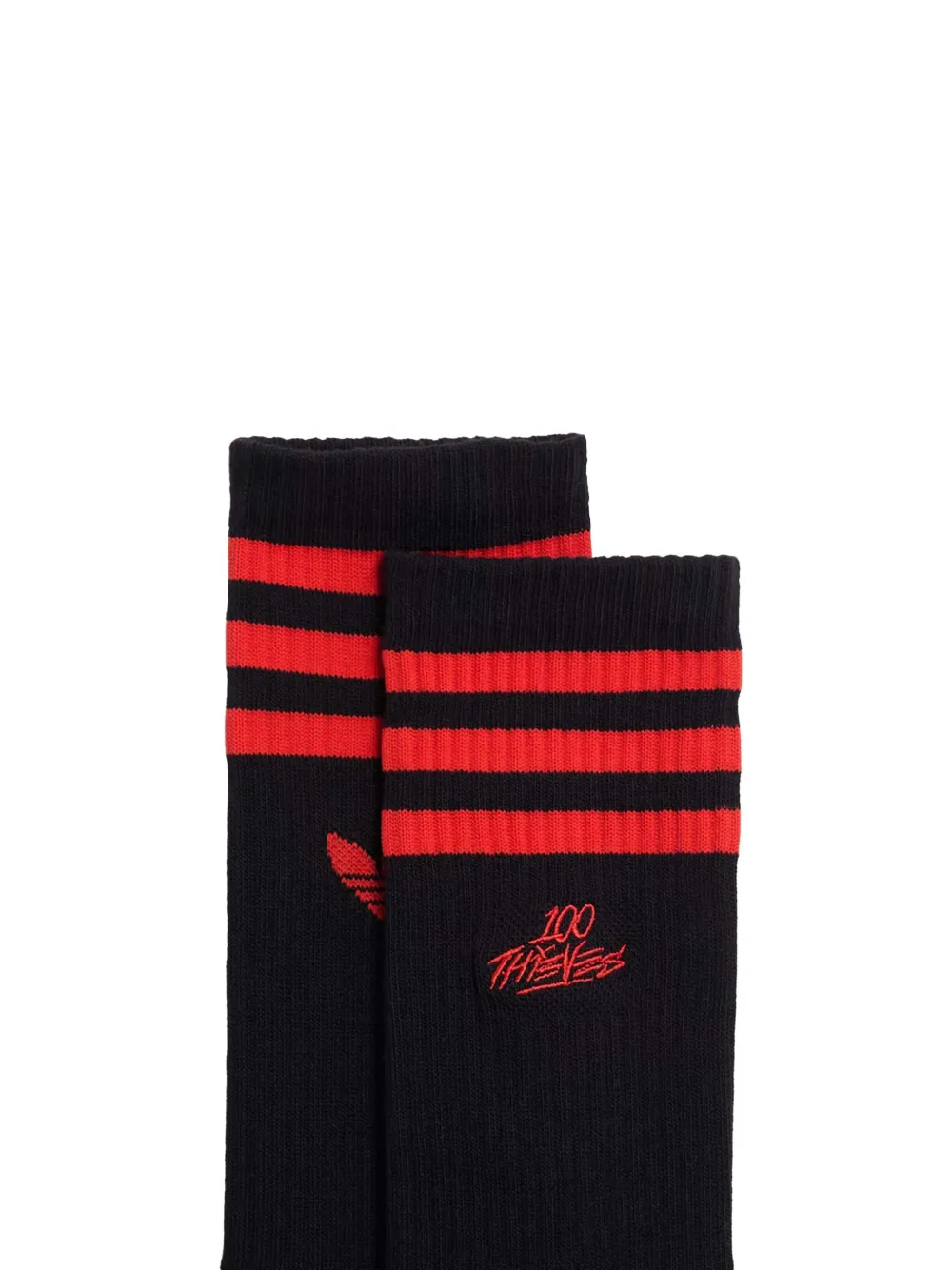 adidas x 100 Thieves gestreepte sokken Zwart