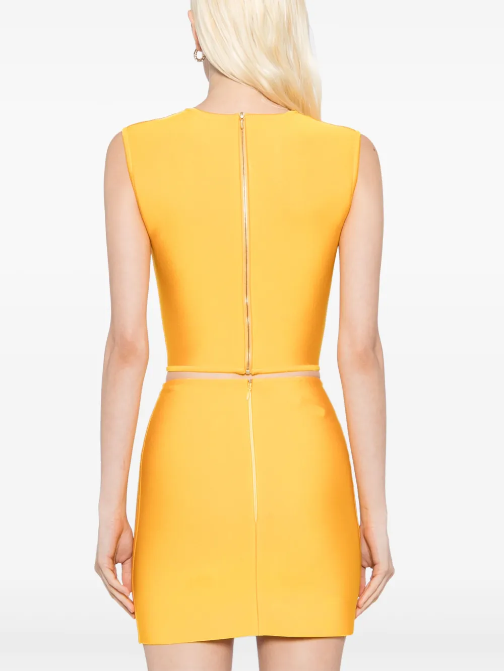 Herve L Leroux Jewel-neck Top