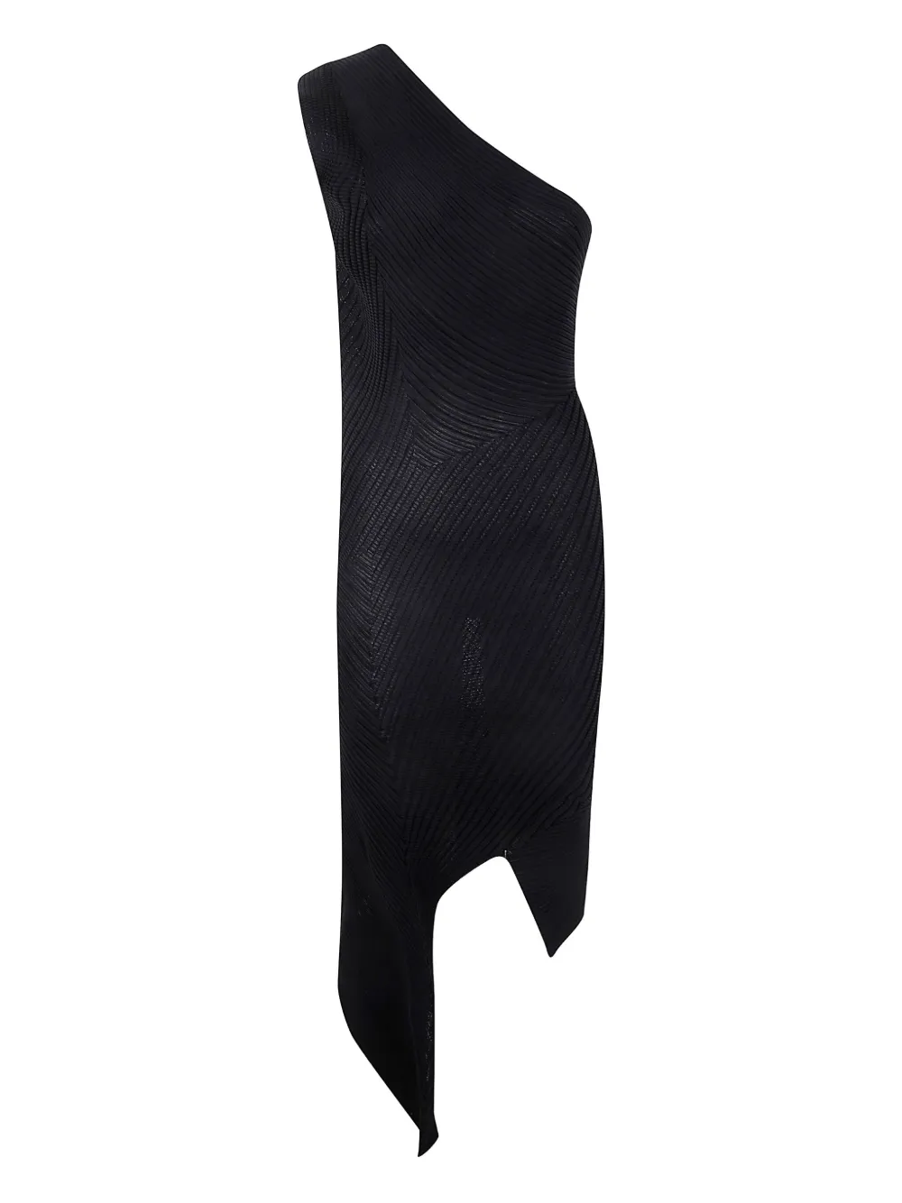 Issey Miyake pleated dress - Zwart