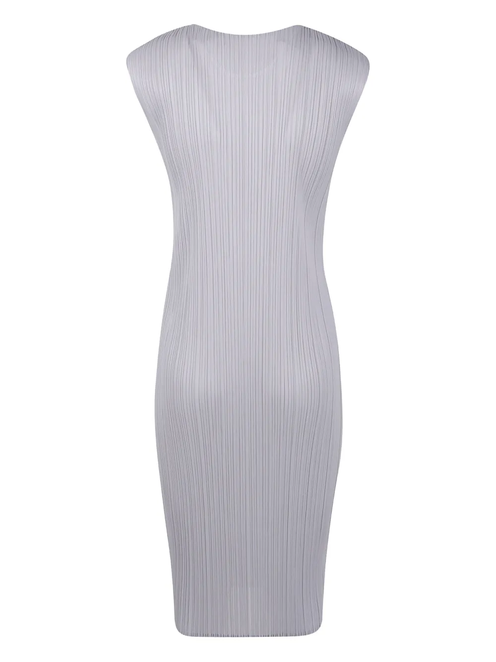 Pleats Please Issey Miyake plissé-effect midi dress - Grijs