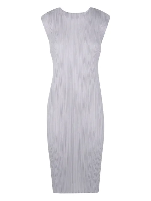 Pleats Please Issey Miyake plissé-effect midi dress