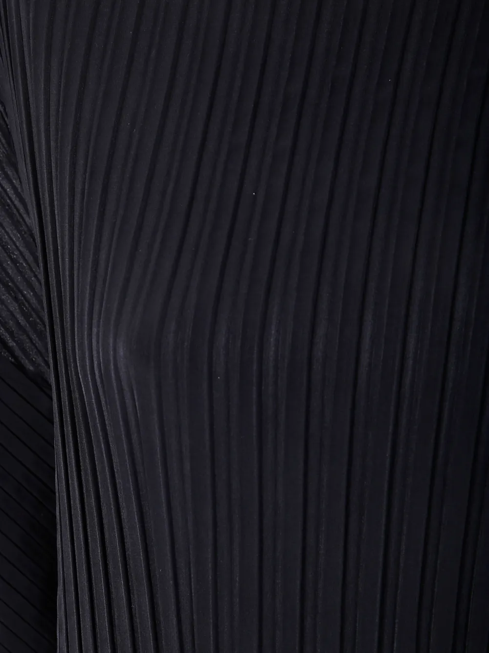 Issey Miyake Shadow Study Pleats Midi Dress In Black