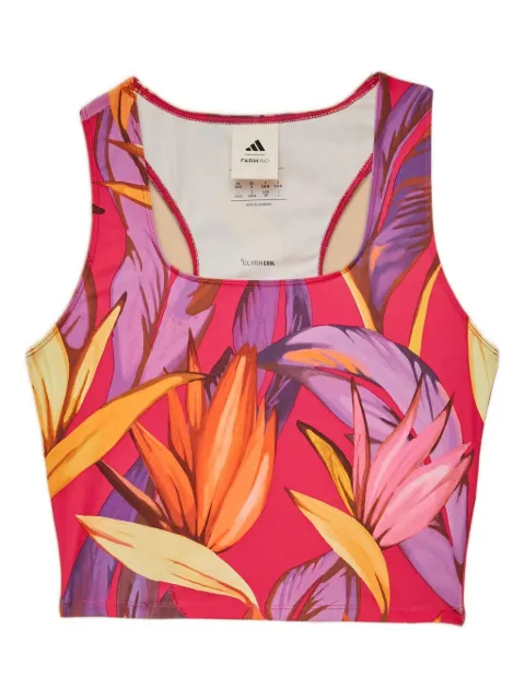 FARM Rio floral-print tank top