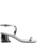 FARM Rio Monstera sandals - Silver