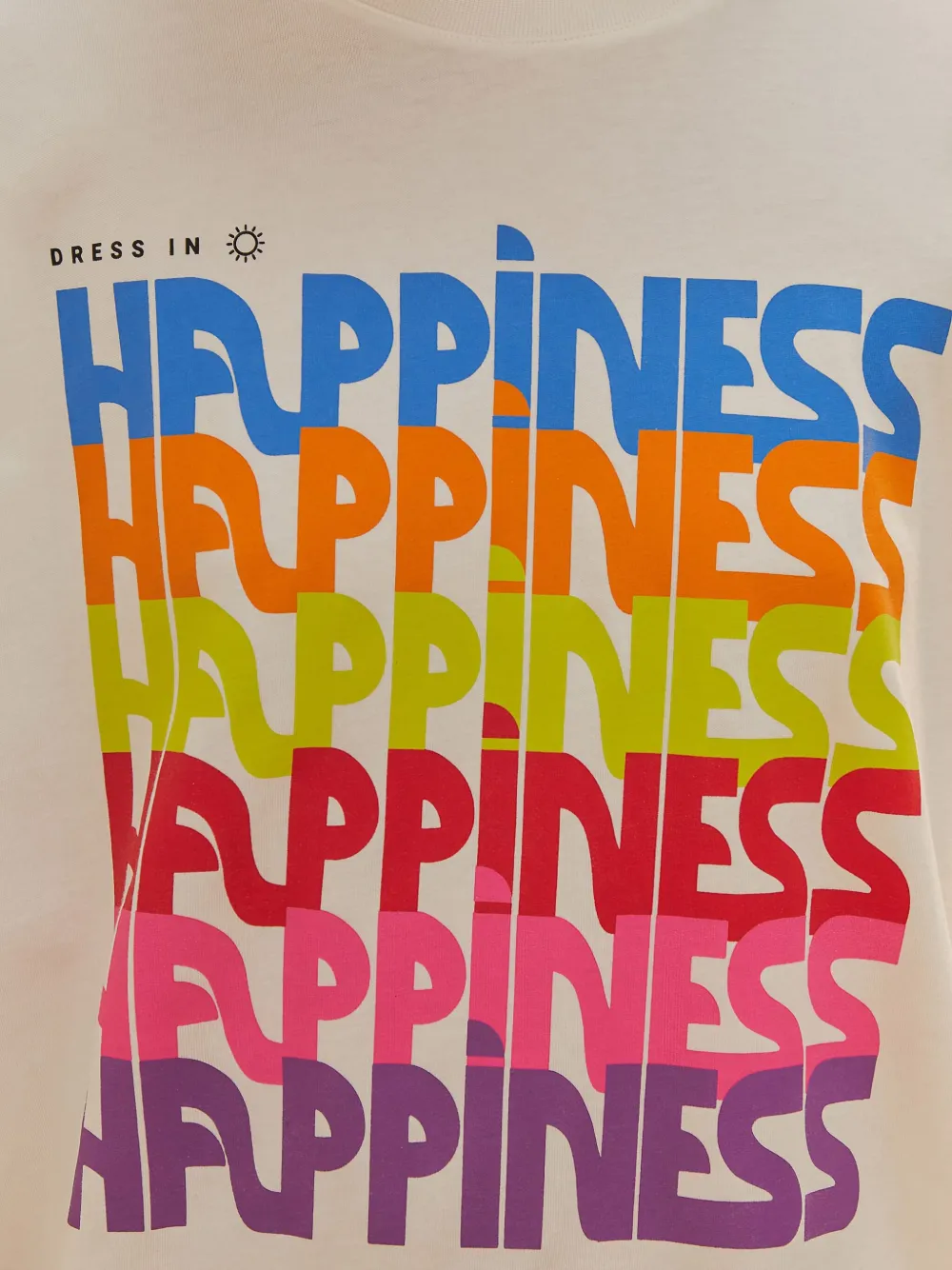 FARM Rio Dress in Happiness T-shirt Beige