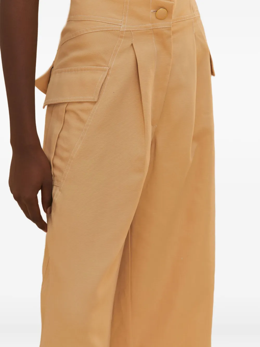 FARM Rio pleated pocket trousers Beige
