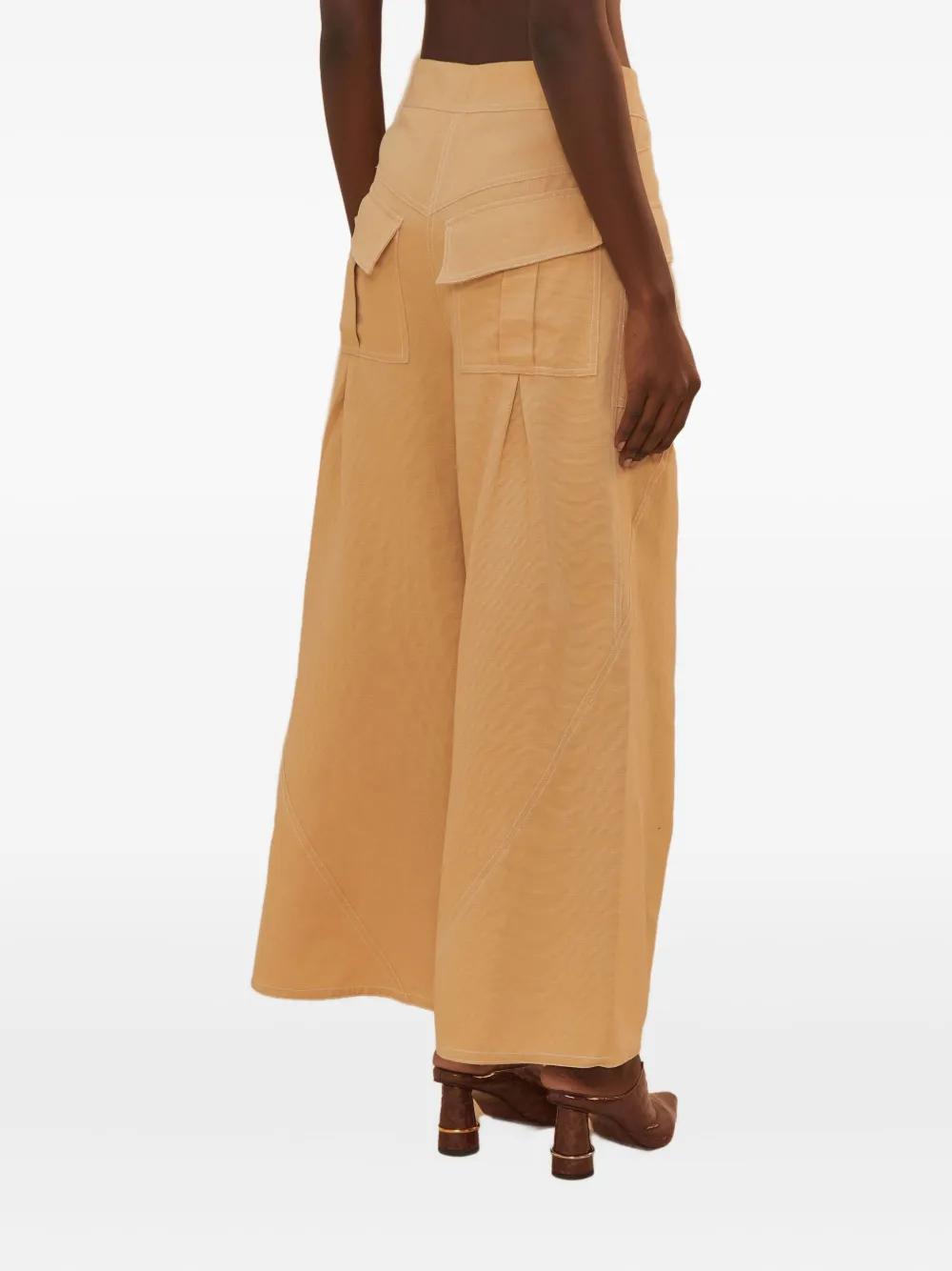 FARM Rio pleated pocket trousers Beige