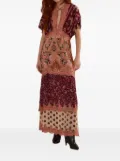 FARM Rio Glam Tapestry floral-lace dress - Pink