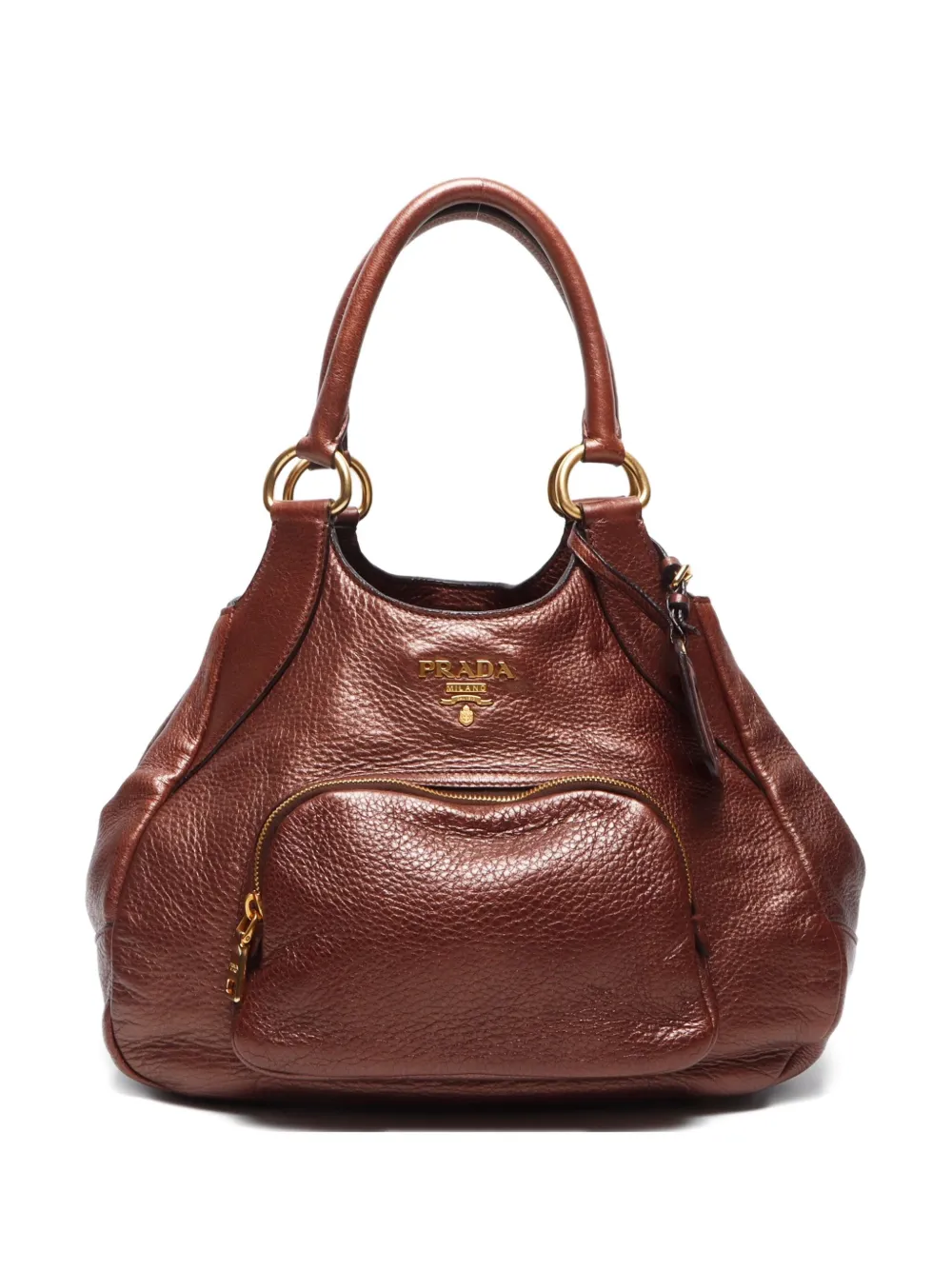 Prada Pre-Owned 2010-2020s leather handbag | Brown | Image 1
