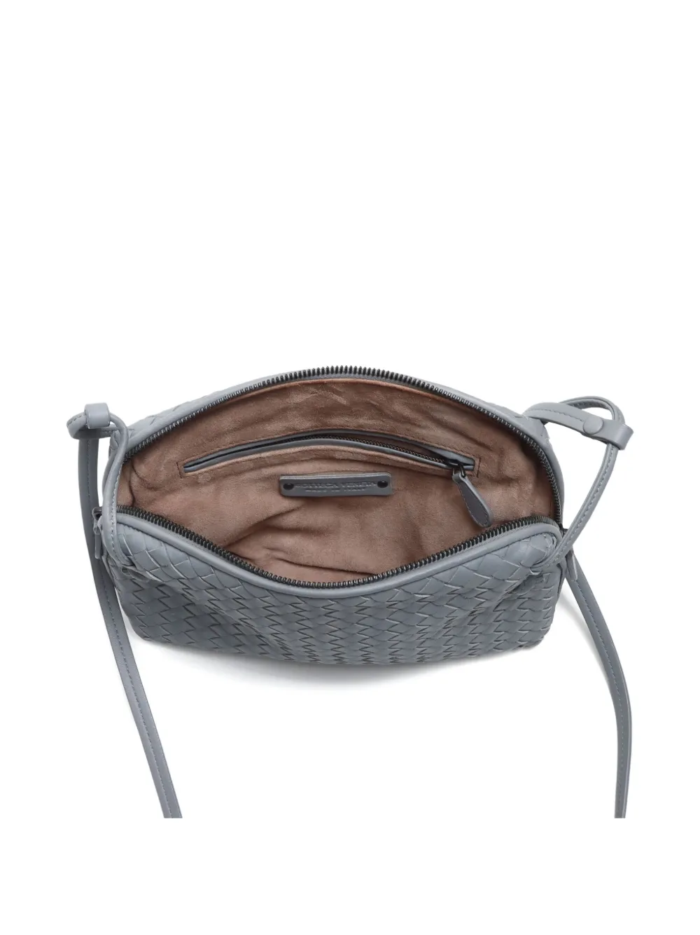 Pre-owned Bottega Veneta 2012-2024 Medium Intrecciato Nodini Cross Body Bag