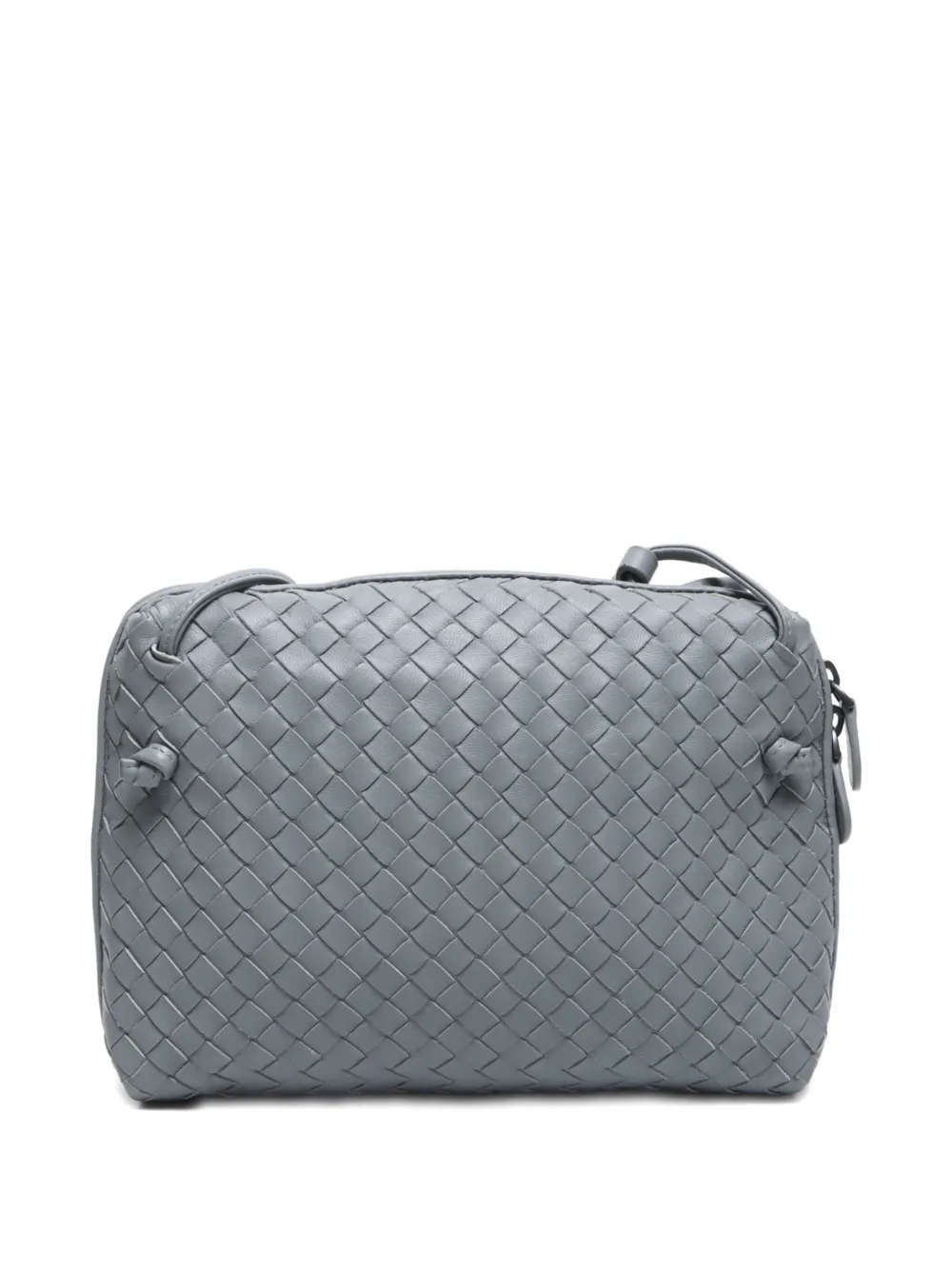 Pre-owned Bottega Veneta 2012-2024 Medium Intrecciato Nodini Cross Body Bag