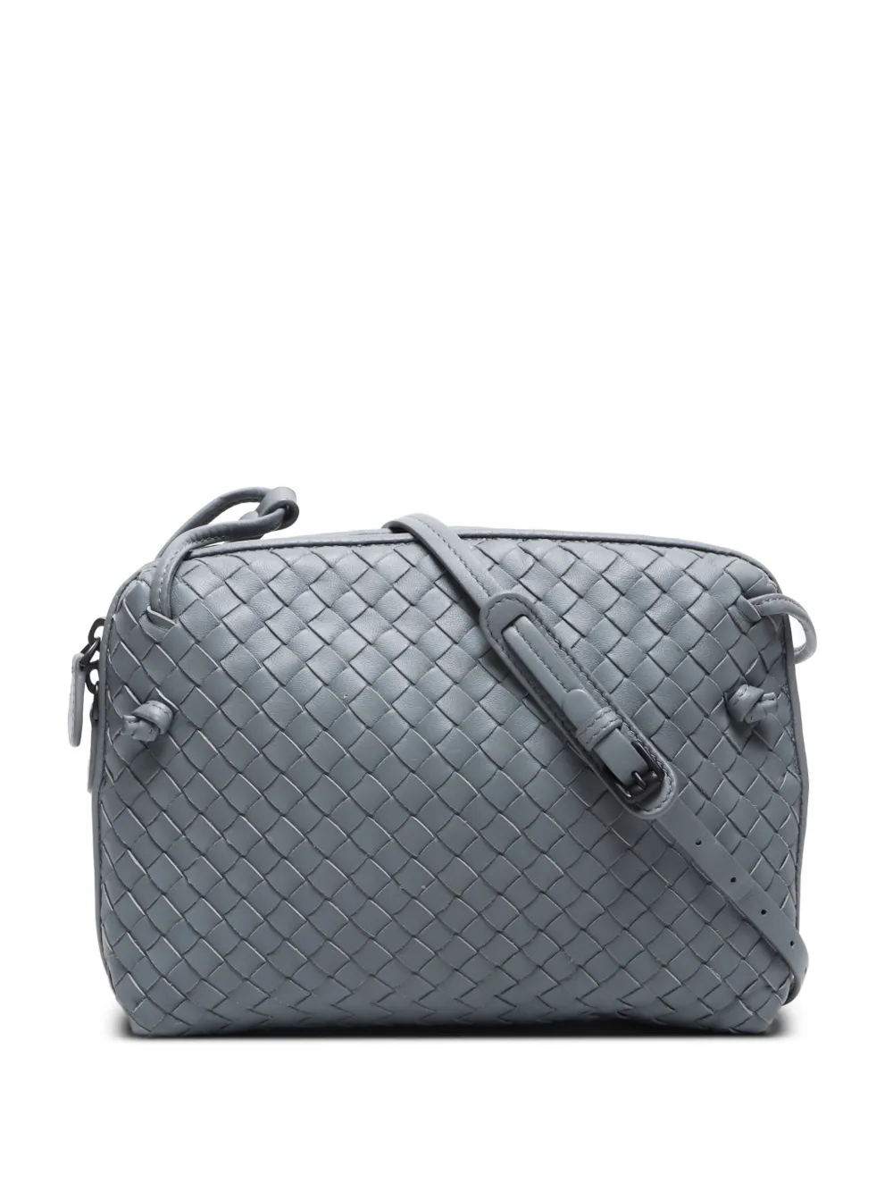 Bottega Veneta Pre-Owned 2012-2024 medium Intrecciato Nodini cross body bag | Grey | Image 1