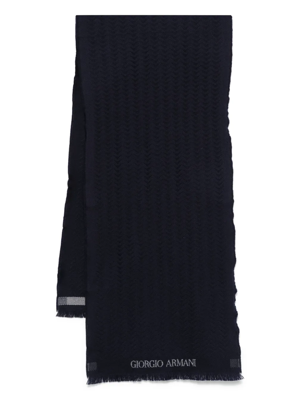 Giorgio Armani wool scarf | Blue | Image 1