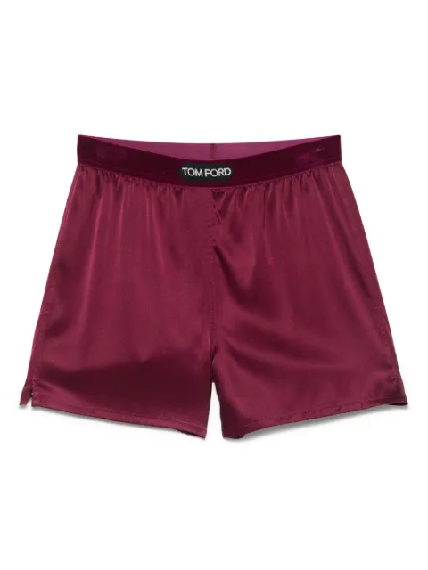 TOM FORD stretch-silk shorts