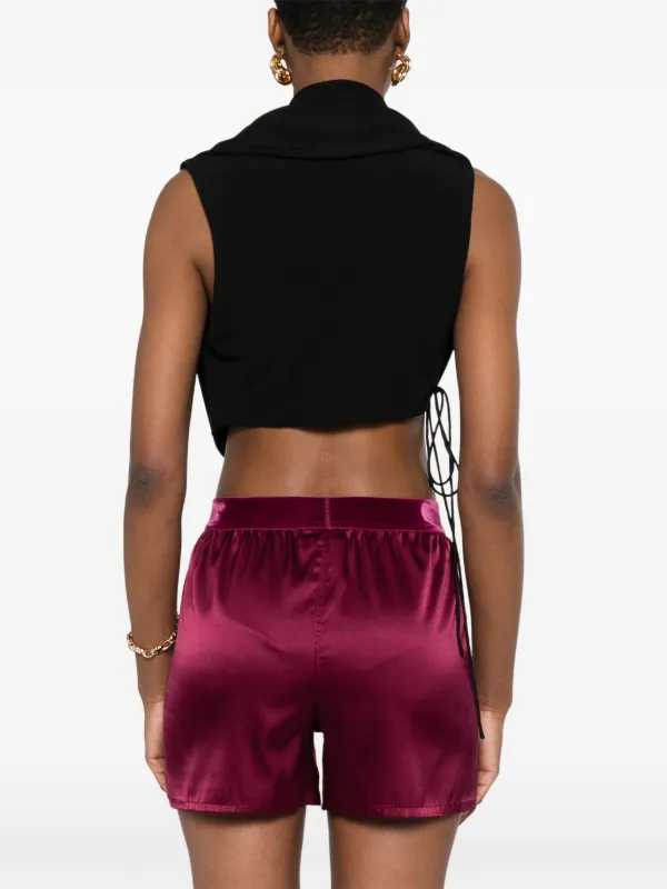 TOM FORD stretch-silk Shorts | Red | FARFETCH
