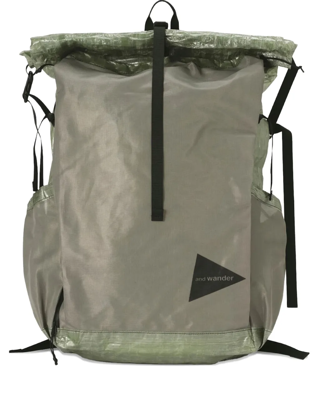 and Wander logo-print backpack | verde | Image 1