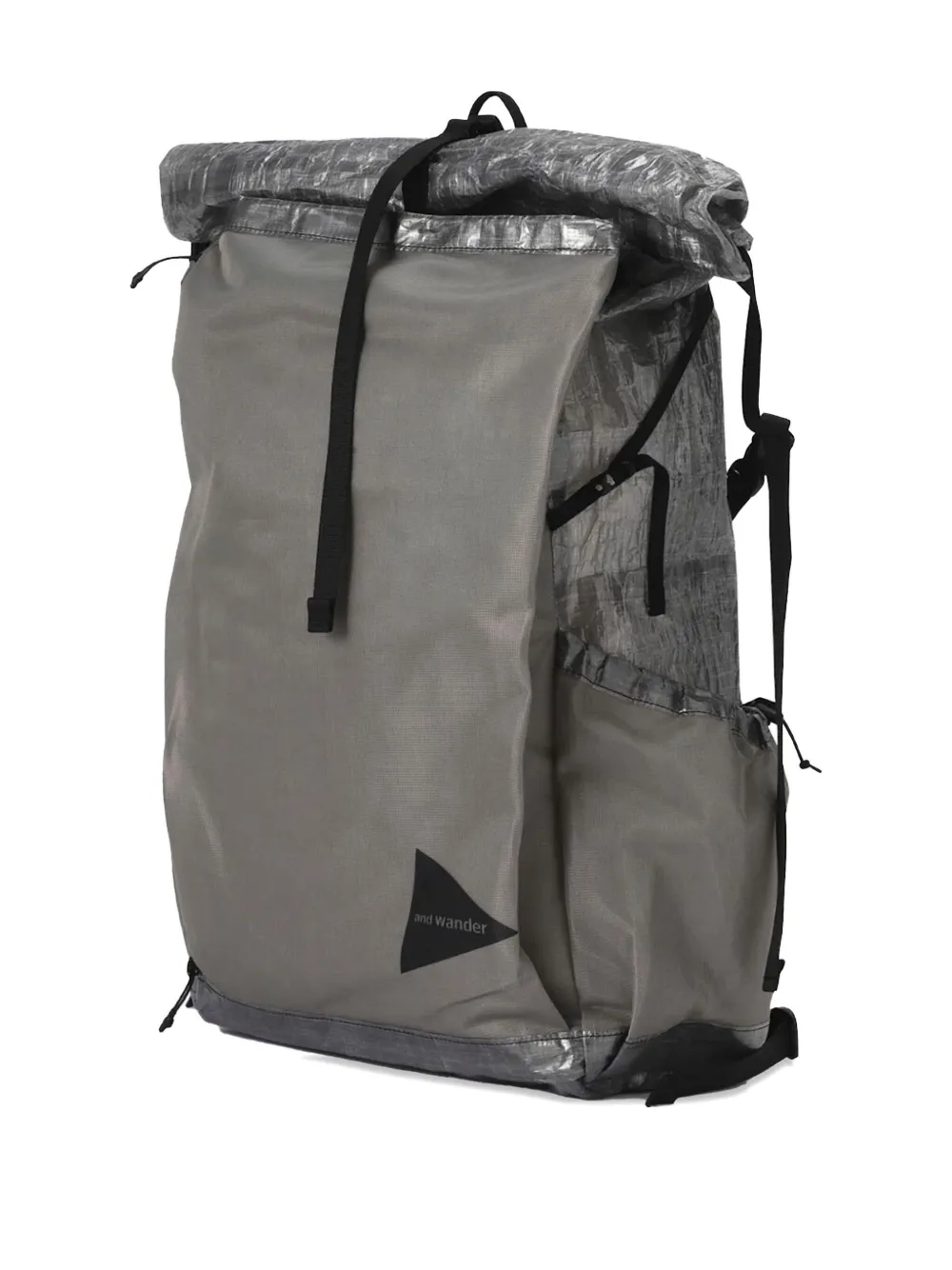 and Wander logo-print backpack Groen