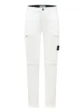 Stone Island Junior Compass-badge trousers - White