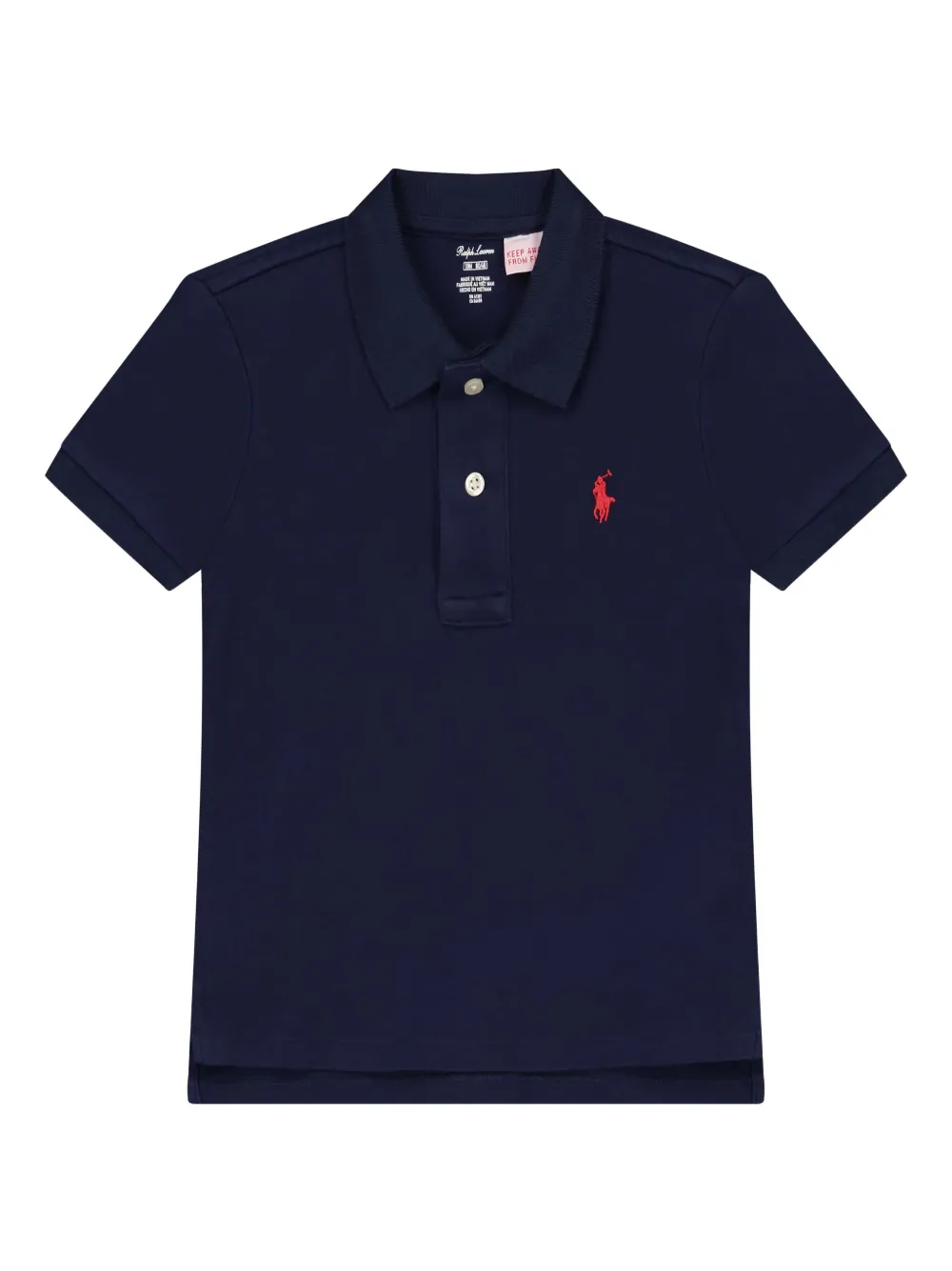 POLO RALPH LAUREN KIDS Poloshirt met borduurwerk Blauw
